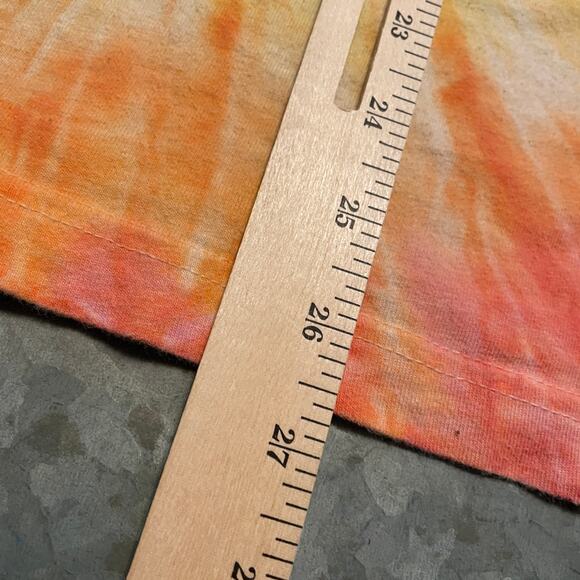 Man Carrying Canoe Tie Dye Tee Shirt Mens Large Vintage Retro Outdoor Hiking - Picture 10 of 10